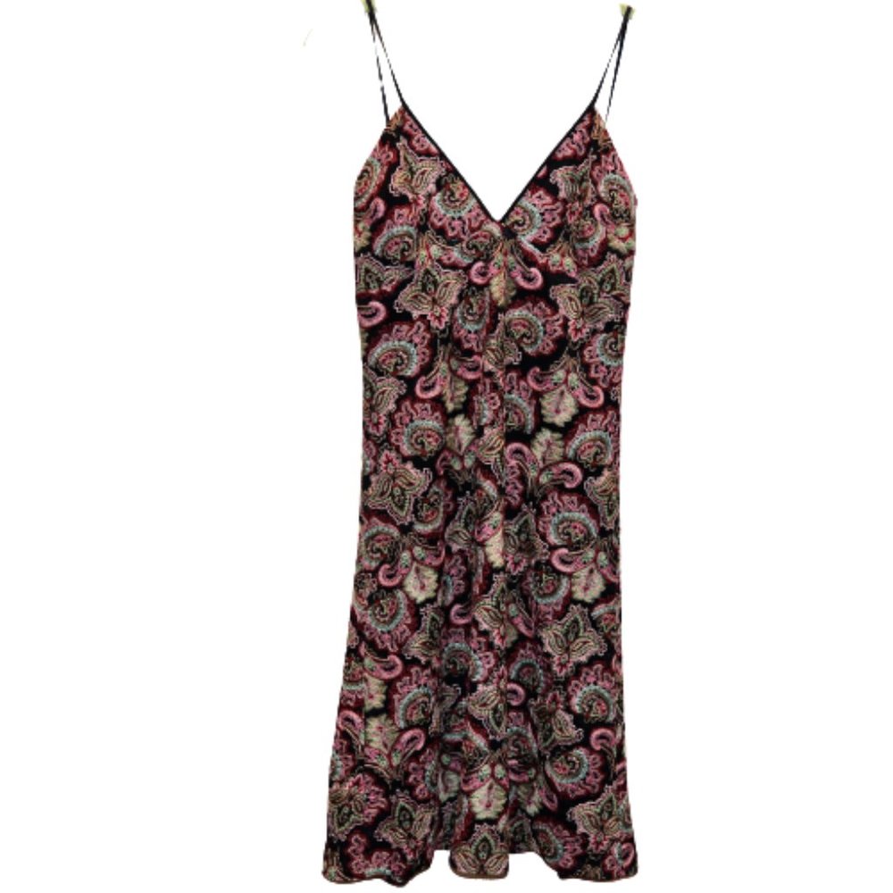 Tocca Embroidered Silk Lined Sleeveless Dress SZ 0